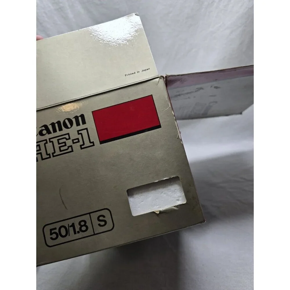 Canon AE-1 35mm Film Camera Canon 50mm Lens- NOT TESTED- With Box- READ - Picture 7 of 16